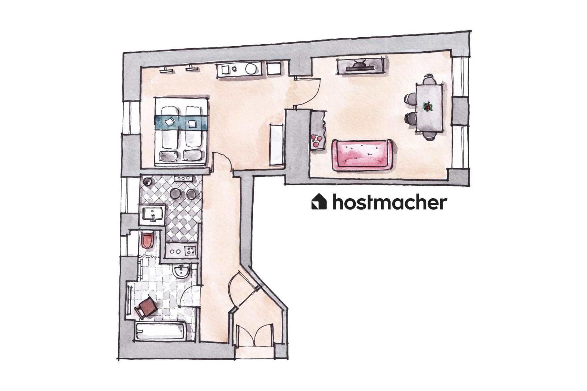 Unique 1br Oasis Near Subway By Hm Apartment *